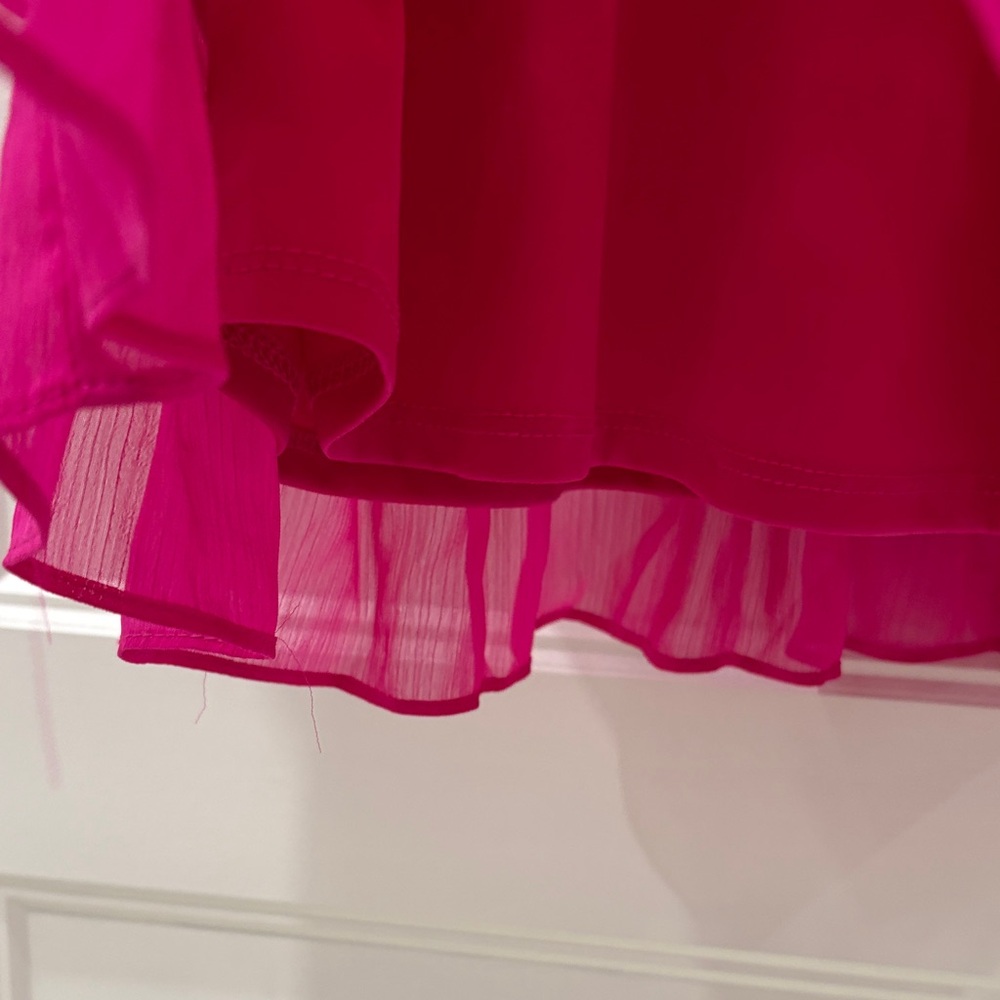 MSK Fuchsia Ruffle Detail Dress - Picture 7 of 10